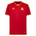 Günstige Fußballtrikots AS Roma Ndicka 5 Heimtrikot 2023-24 Kurzarm